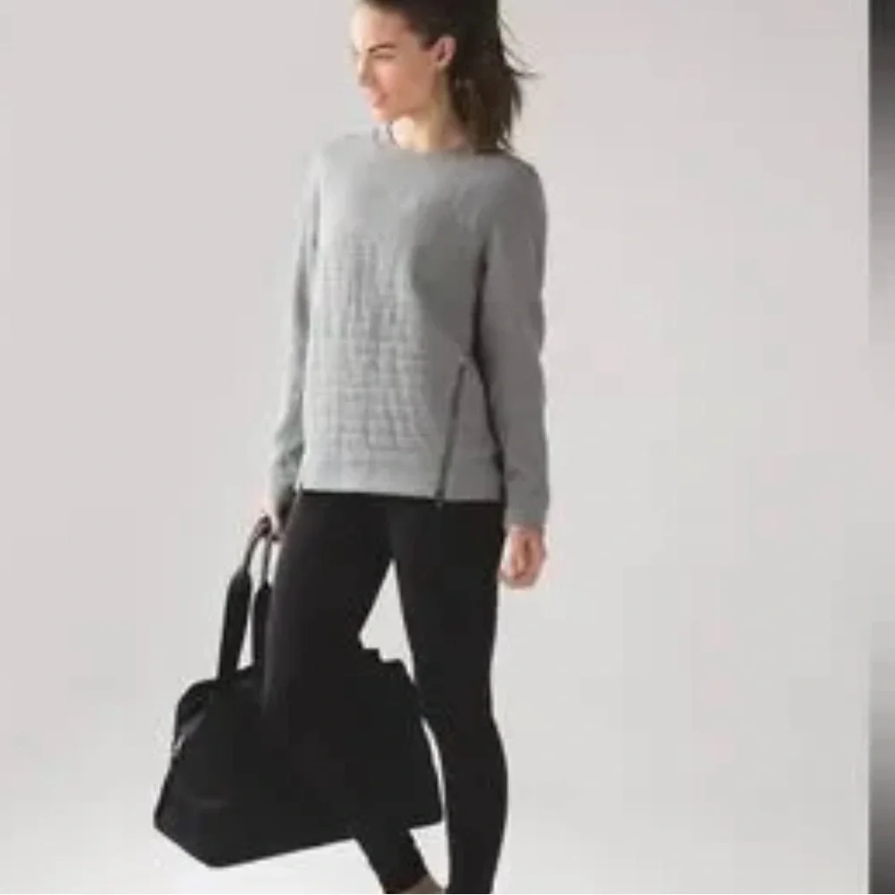 Lululemon Quilted Sweatshirt Wm 10